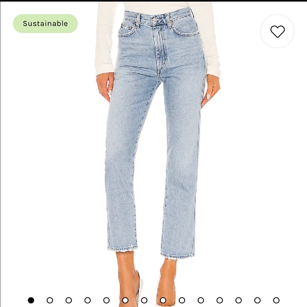 Agolde pinch waist denim size 34